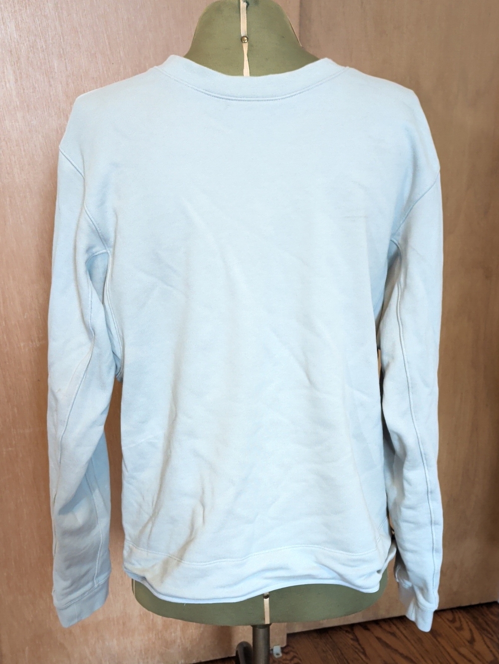 Men's Light Blue Crewneck Sweatshirt - Casual Everyday Pullover
